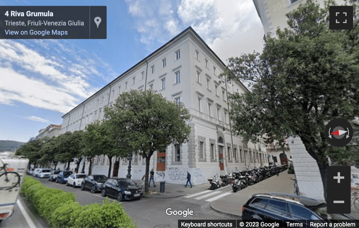 Street View image of Riva Tommaso Gulli 12, Trieste