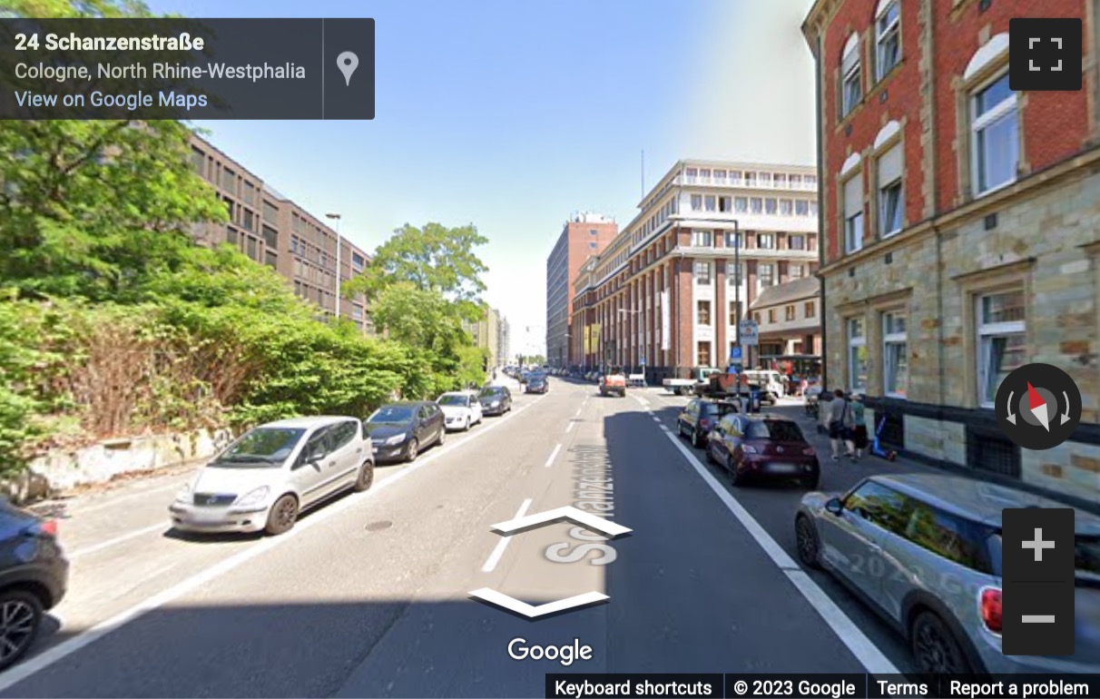 Street View image of Cologne Schanzenstrasse, Cable warehouse 11, Cologne, North Rhine-Westphalia
