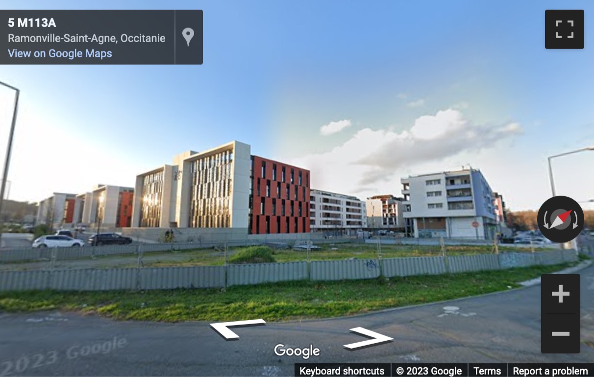 Street View image of Avenue Pierre-George Latecoère, Ramonville, Haute-Garonne