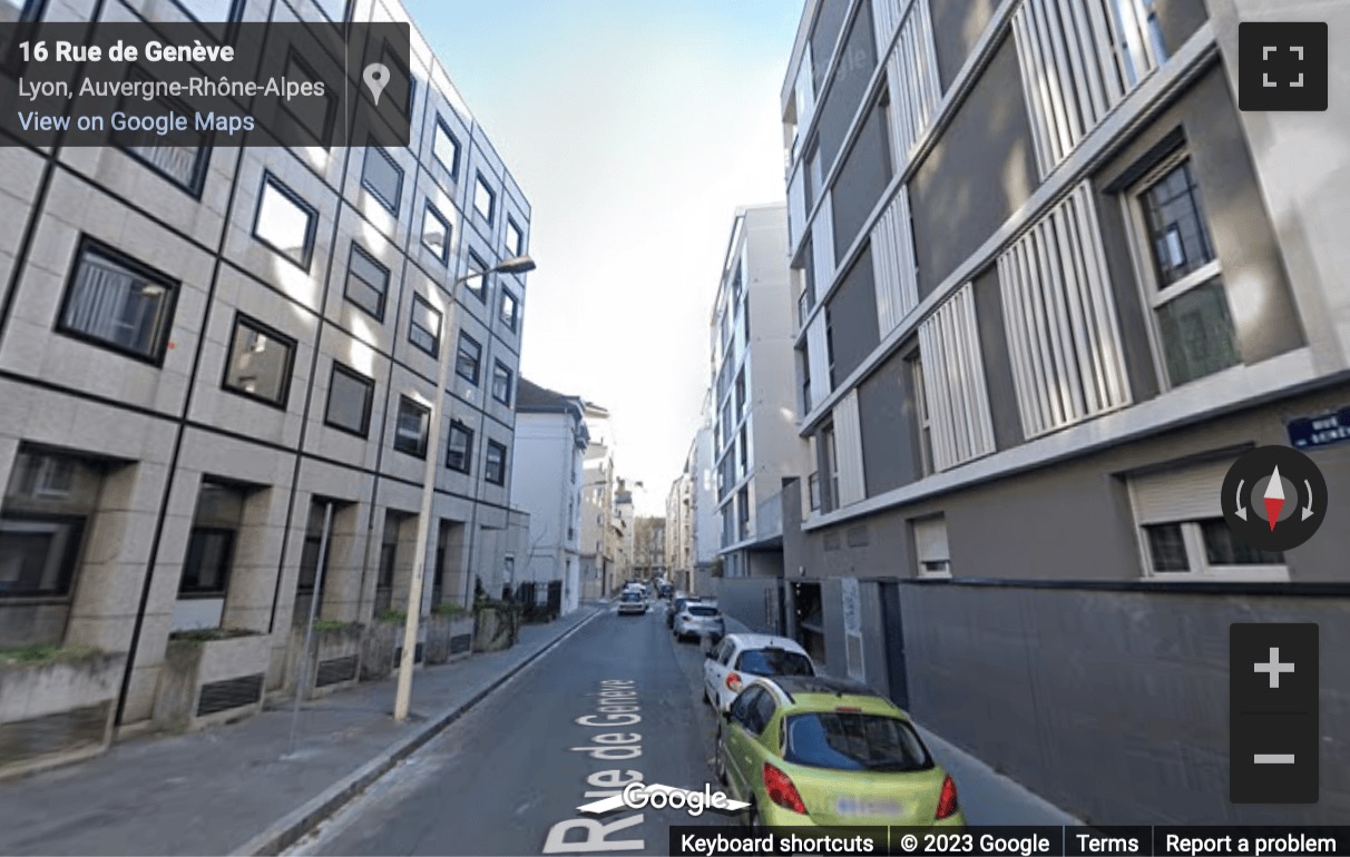 Street View image of 3 rue de Genève, Lyon, Rhone
