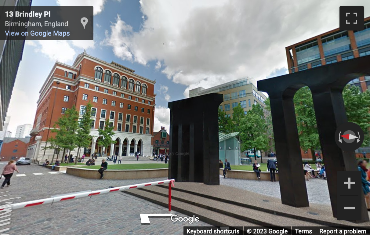 Street View image of Oozells Building, Oozells Square, Birmingham