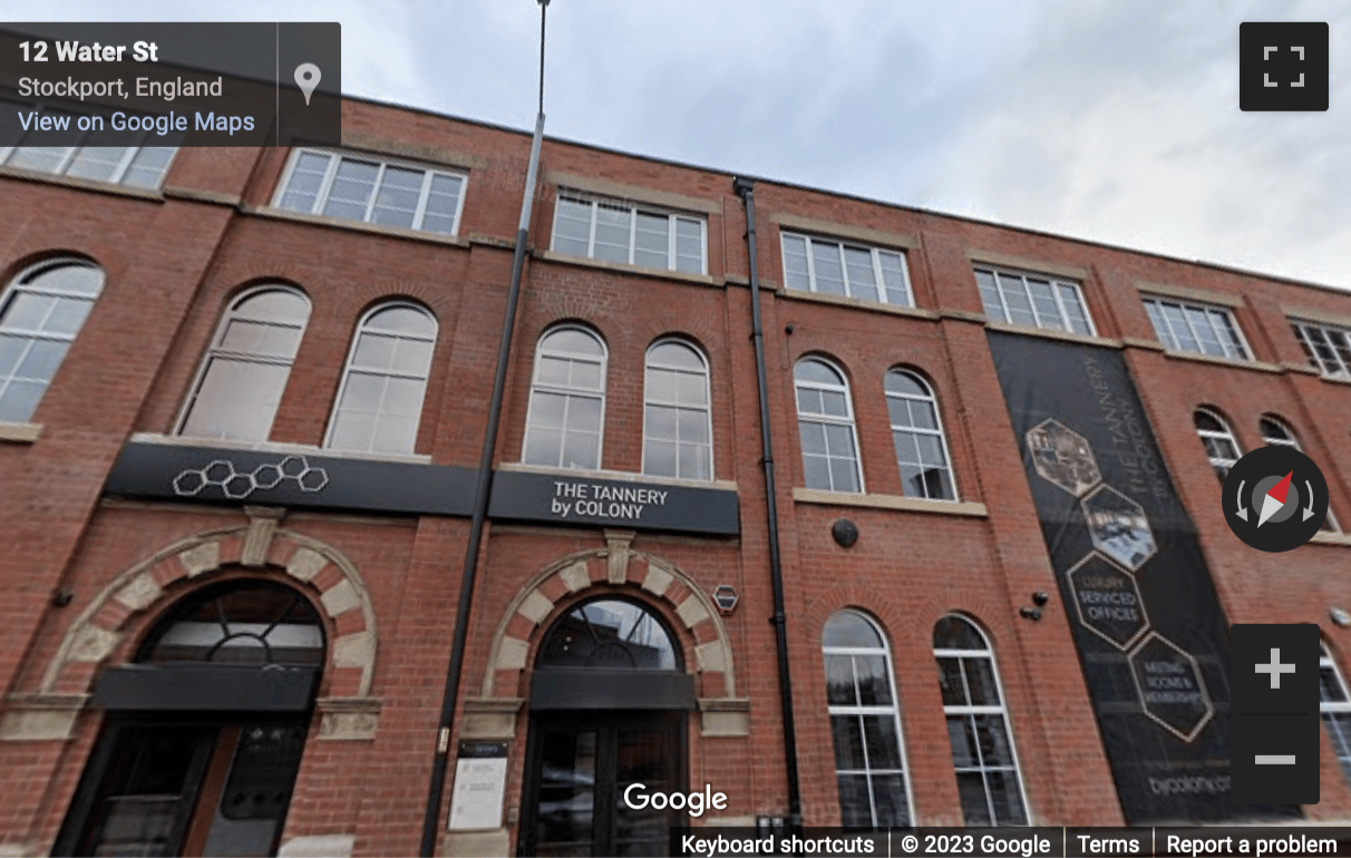 Street View image of The Tannery, Water Street, Stockport, Greater Manchester