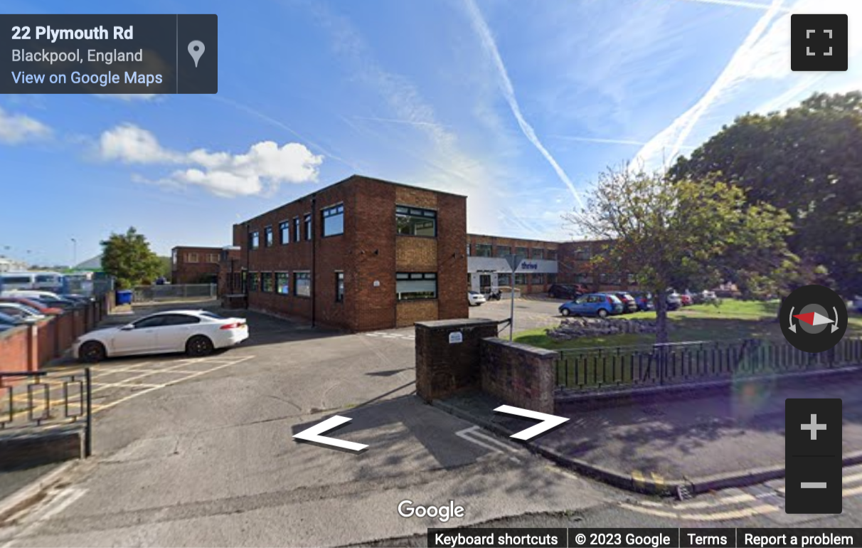 Street View image of 22 Plymouth Road, Blackpool, Lancashire