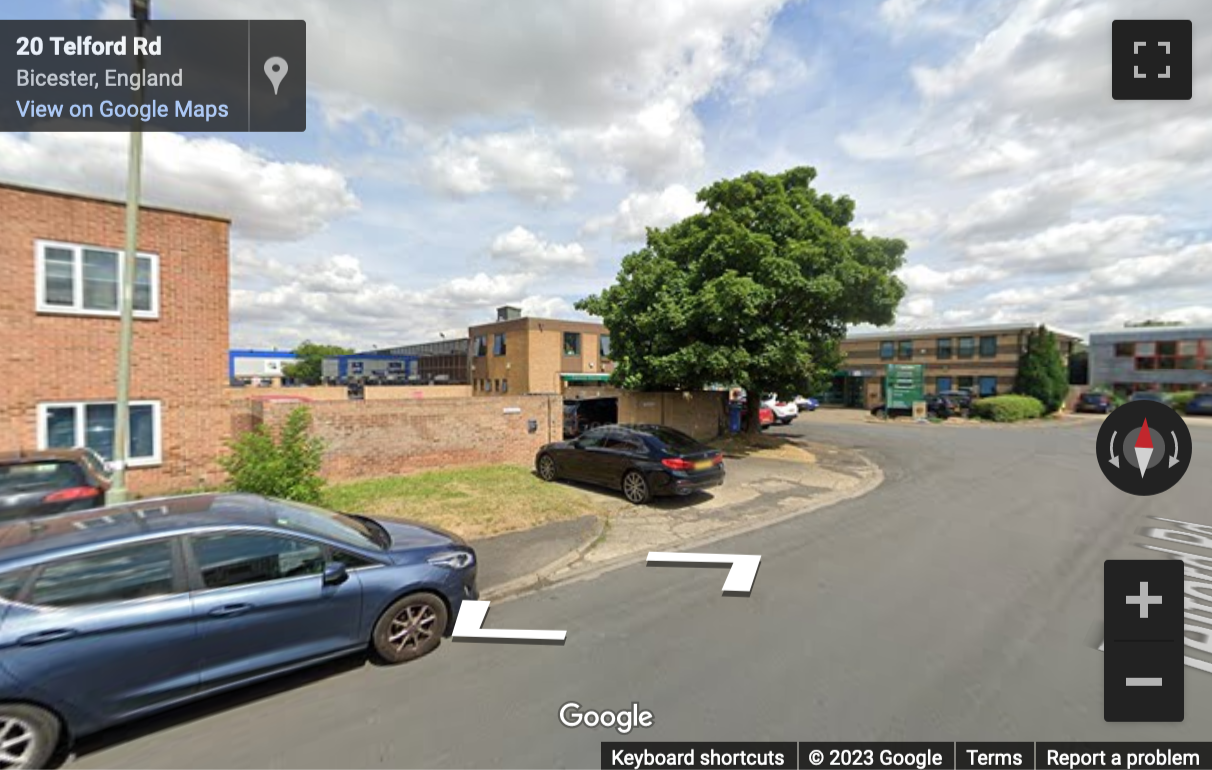 Street View image of Telford Road Industrial Estate, Bicester, Oxfordshire
