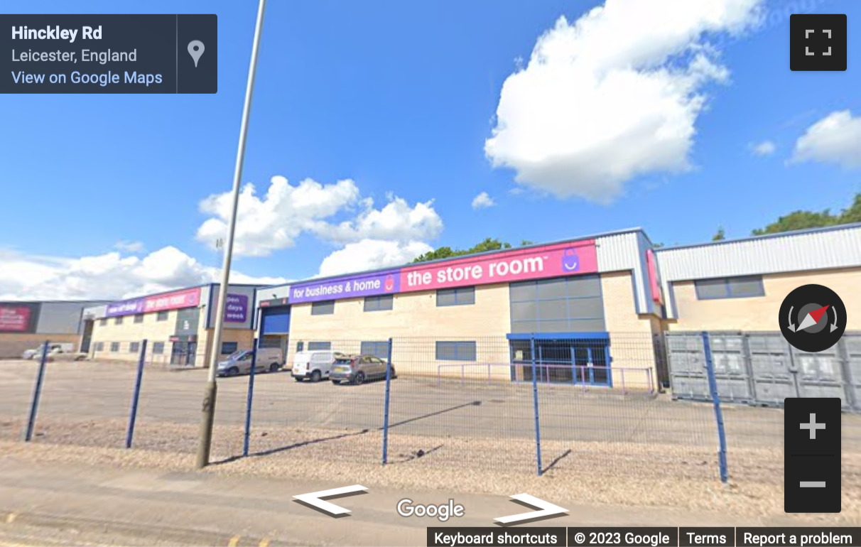 Street View image of Foxholes Road, (Off Hinckley Road), Leicester, Leicestershire