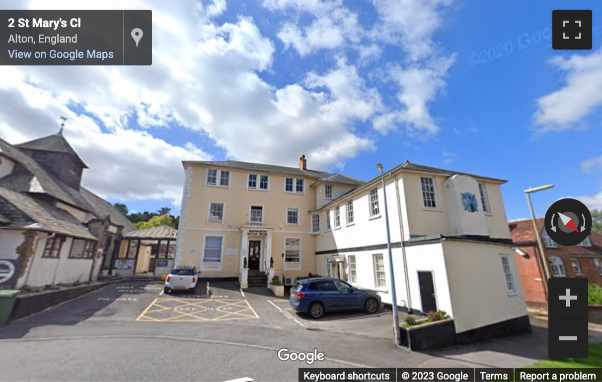Street View image of Atticus House, 2 The Windmills, St Mary’s close, Turk Street, Alton
