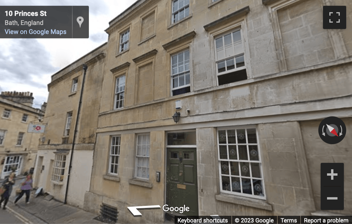 Street View image of 3 Princes Street, Bath, Somerset