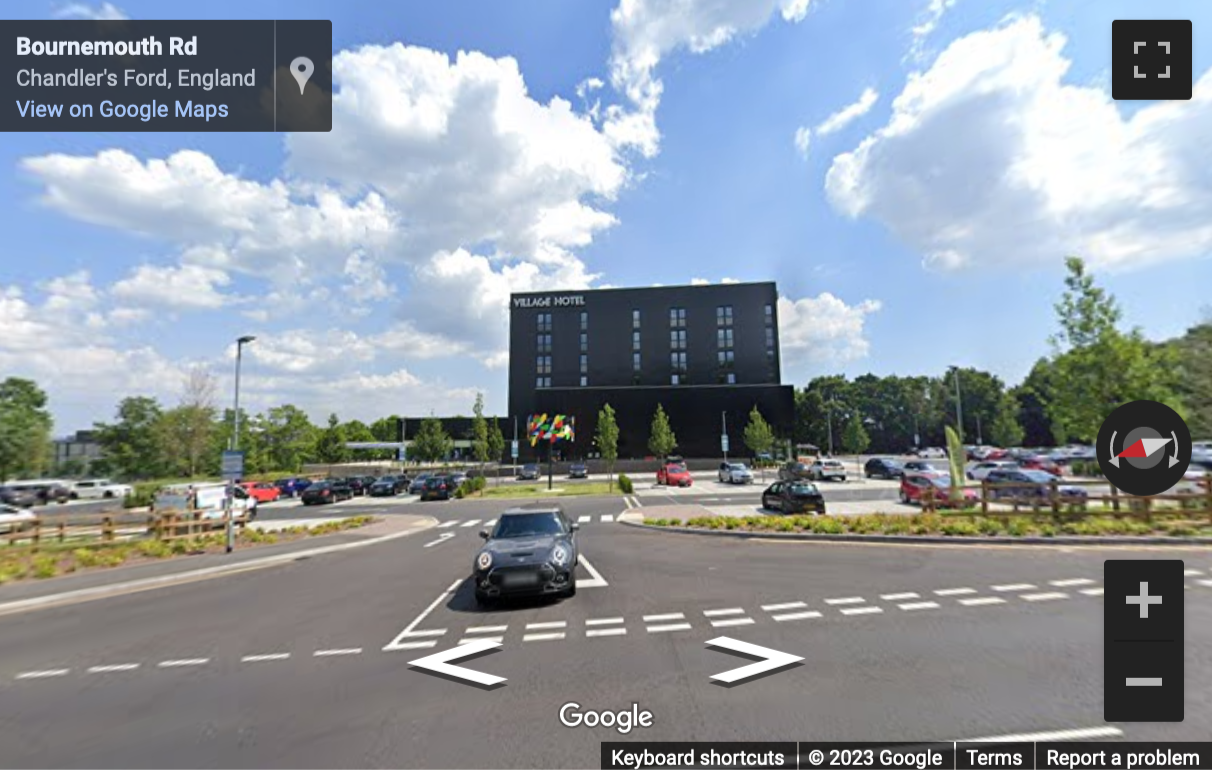 Street View image of Bournemouth Road, Chandlers Ford, Eastleigh, Hampshire