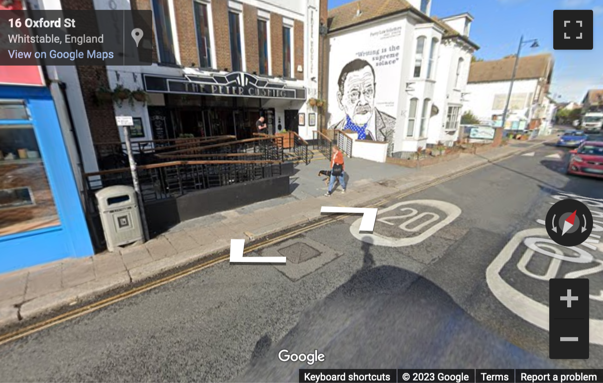 Street View image of 20C Oxford Street, Whitstable, Kent