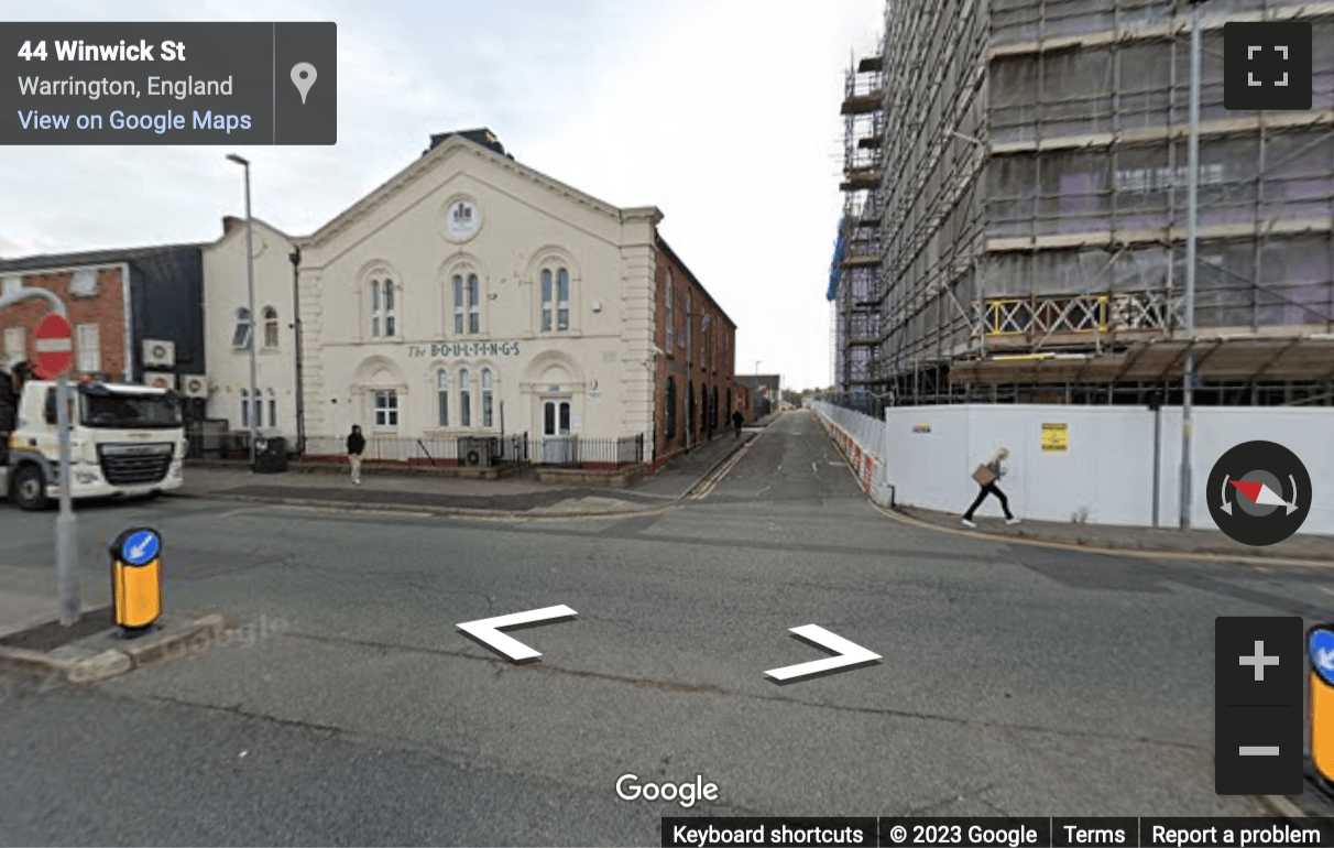 Street View image of The Boultings, Winwick Street, Warrington, Cheshire