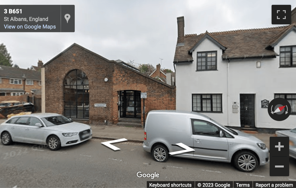 Street View image of The Old Pumphouse, 1A Stonecross, St Albans, Hertfordshire