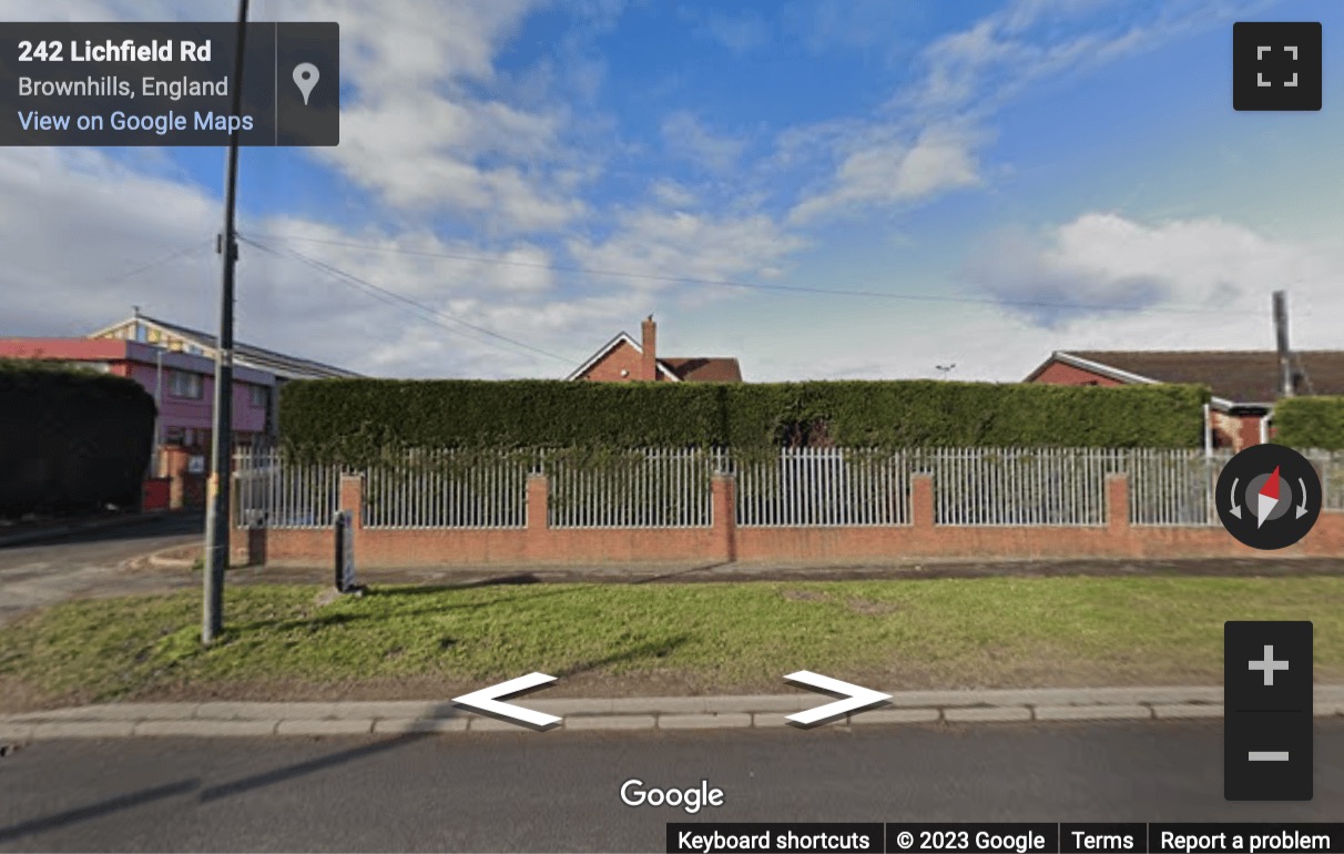 Street View image of Toll Point Industrial Estate, Lichfield Road, Walsall, West Midlands