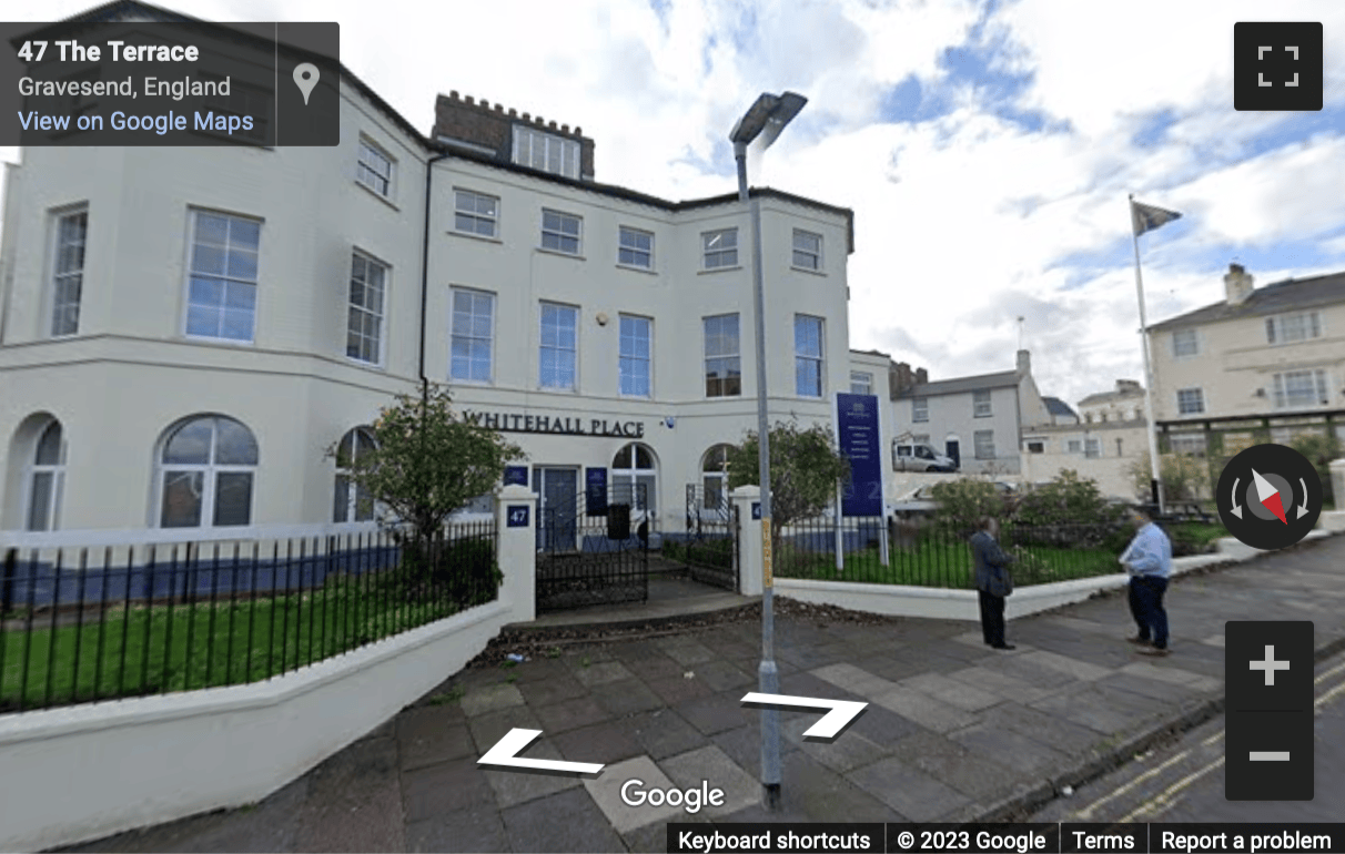 Street View image of 47 The Terrace, Gravesend, Kent, South East (England)