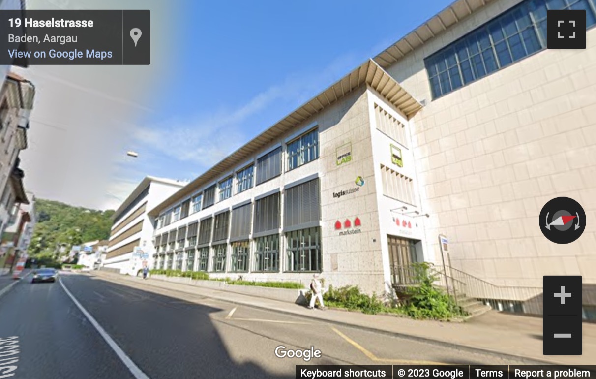 Street View image of Haselstrasse 16, Baden, Switzerland