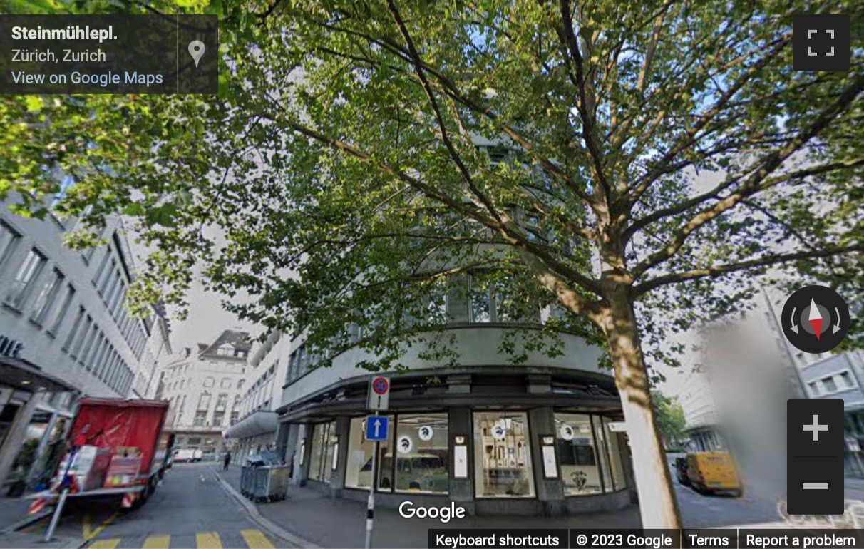Street View image of Uraniastrasse 31, Zurich