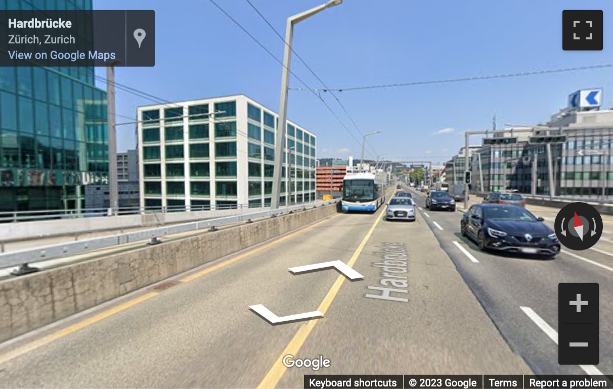Street View image of Hardstrasse 201, Zurich