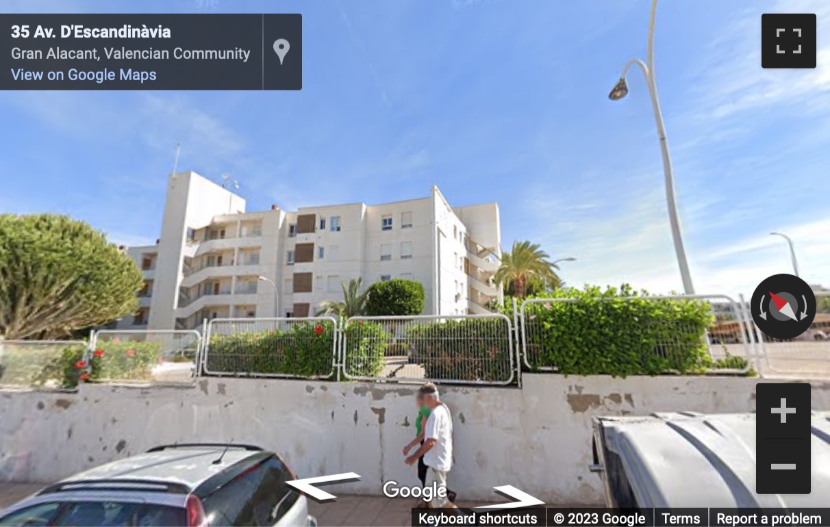 Street View image of Avenida Escandinavia 35, Gran Alacant, Santa Pola, Alicante