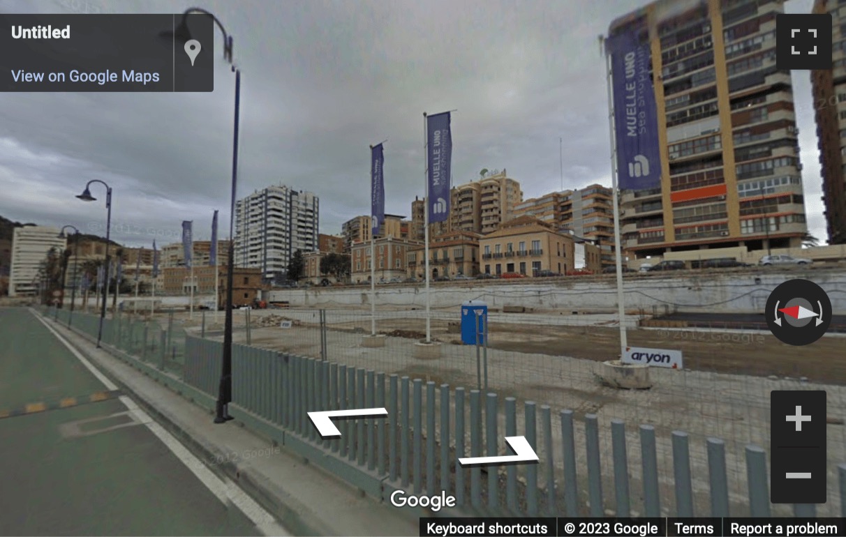 Street View image of Paseo del Muelle Uno, Sin Numero, Málaga