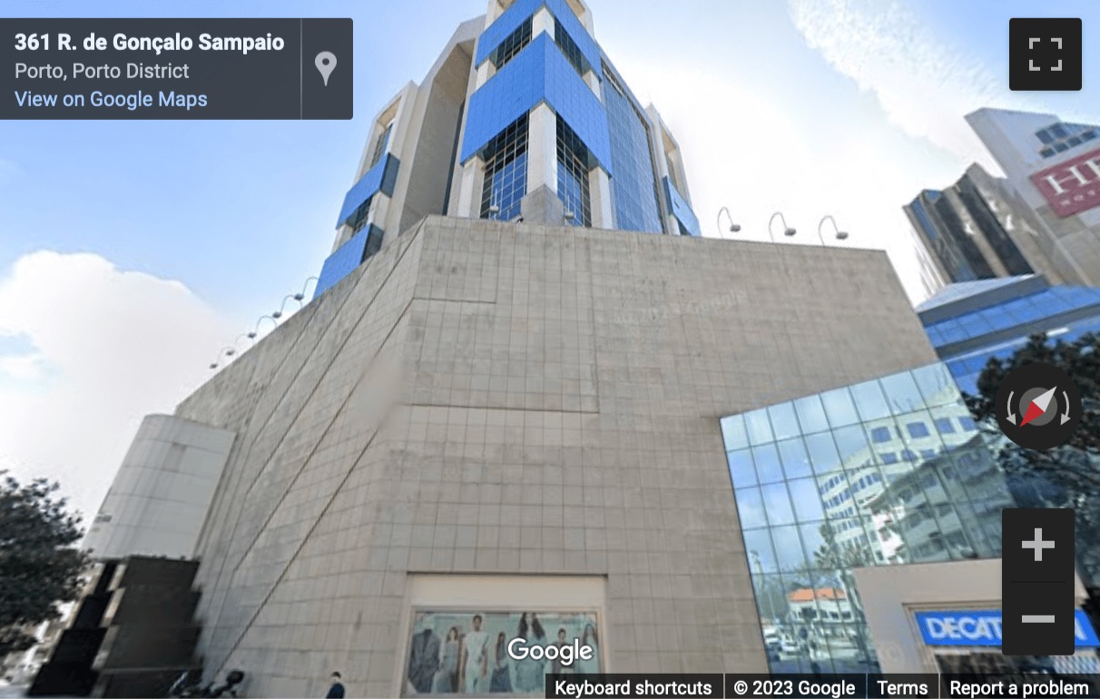 Street View image of Praça do Bom Sucesso 61, Porto