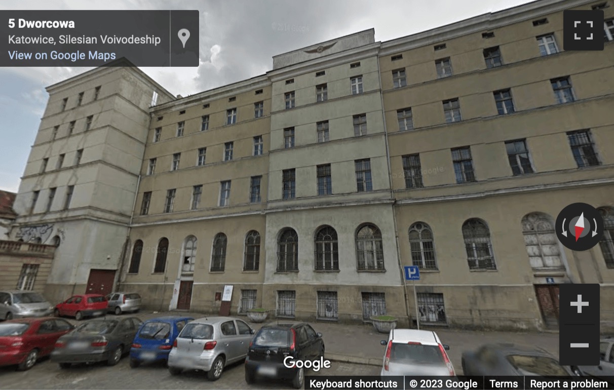 Street View image of Cluster Stary Dworzec, Dworcowa 8, Katowice