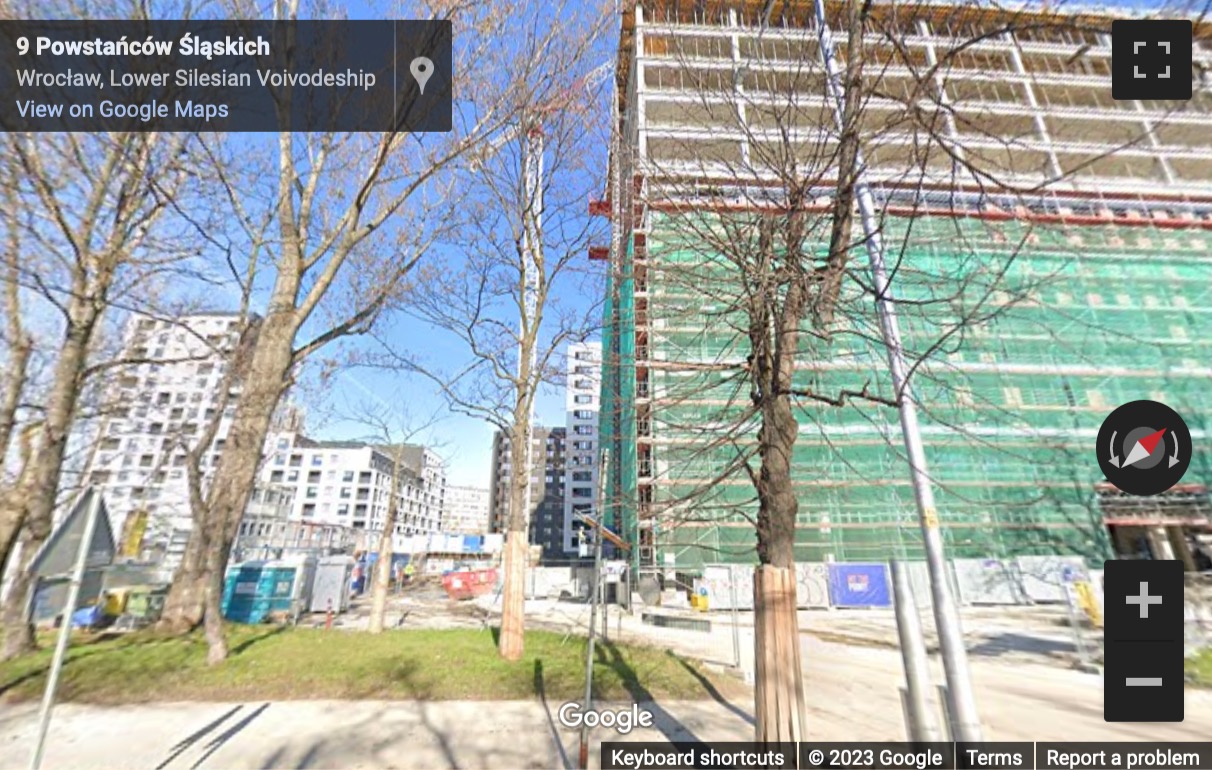 Street View image of Ulica Powstańców Śląskich 9, MidPoint71, Wroclaw