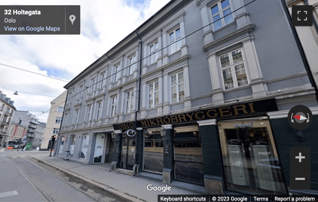 Street View image of Bogstadveien 6, Oslo, Norway