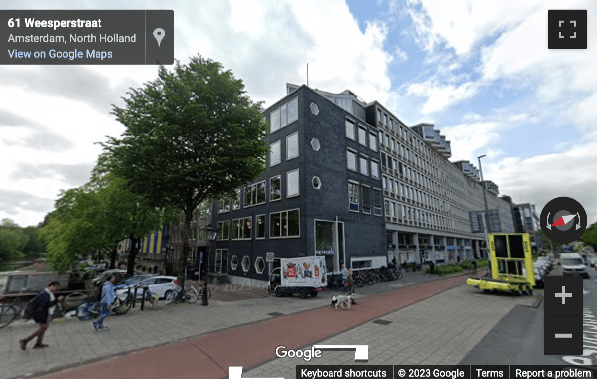Street View image of Weesperstraat 61-105, Amsterdam, North Holland