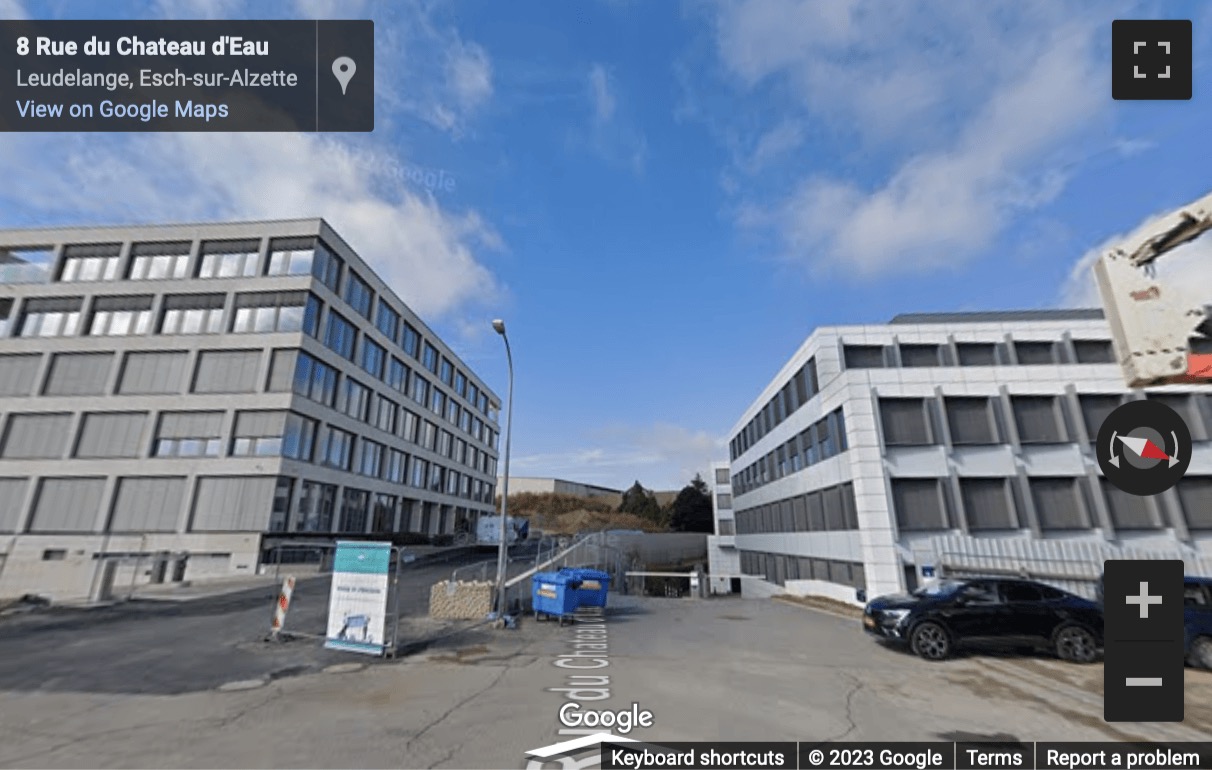 Street View image of Altitude, 12, Rue du Chateau D’eau, Leudelange