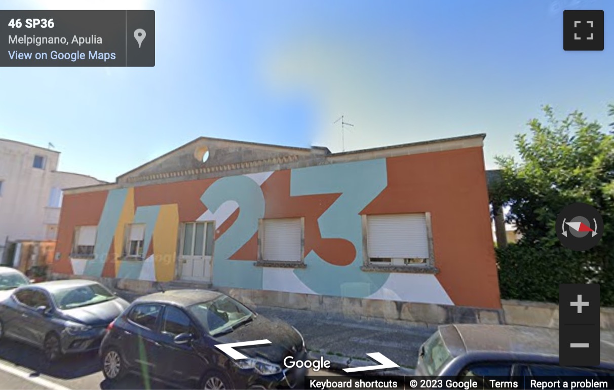 Street View image of Via Castrignano, 23, Melpignano