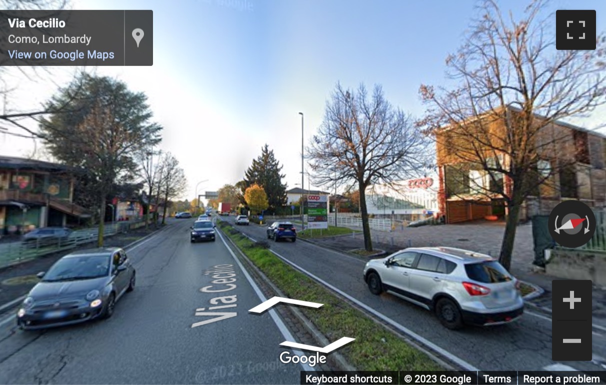 Street View image of Via Cecilio 2, Como, Italy