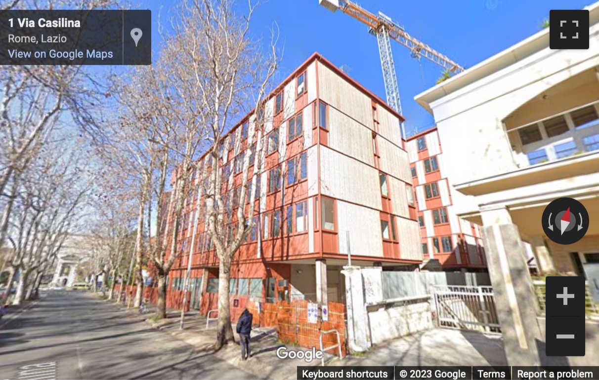 Street View image of Via Casilina n. 1/3, Rome, Italy