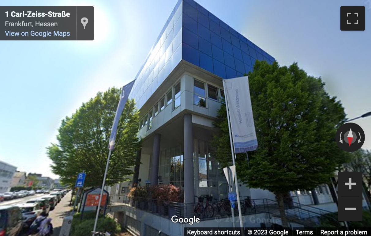 Street View image of Röntgenstraße 7-9, Frankfurt, Hessen