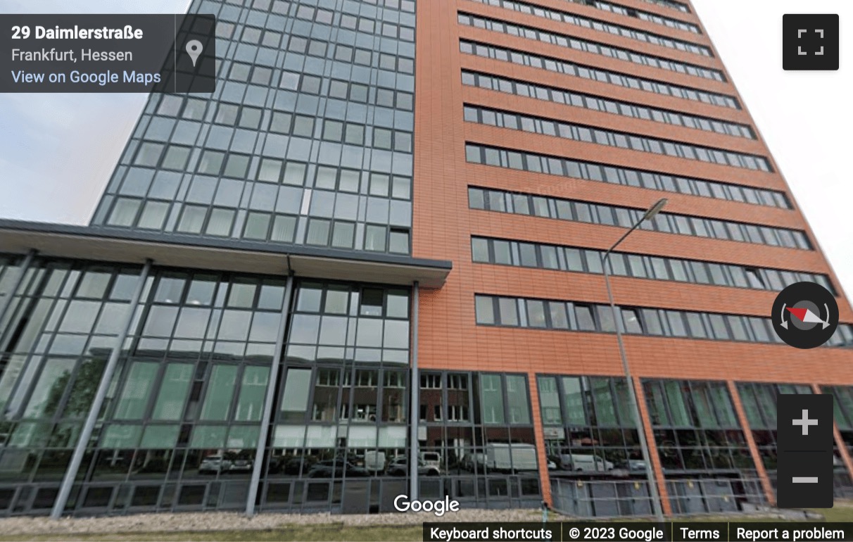Street View image of Hanauer Landstraße 328-330, Frankfurt, Hessen