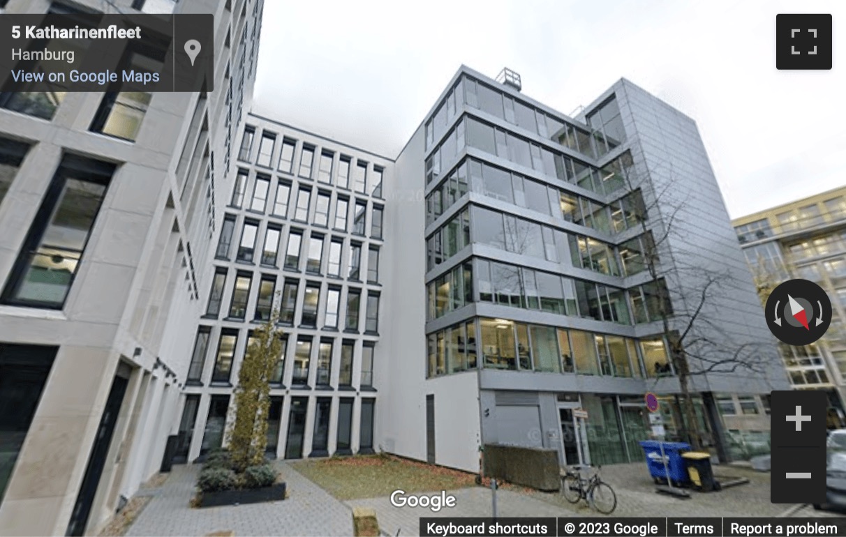 Street View image of Bei den Mühren 1, Hamburg, Schleswig Holstein