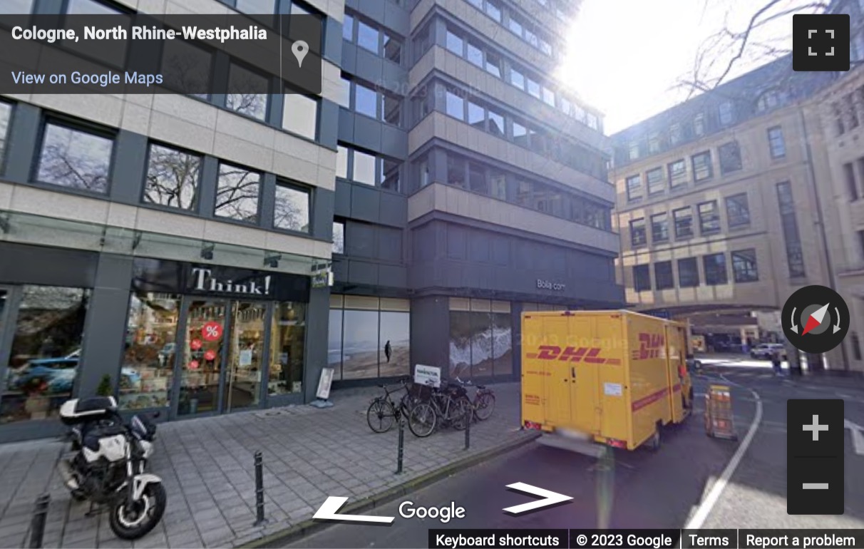 Street View image of Brückenstraße 2, Cologne, North Rhine-Westphalia