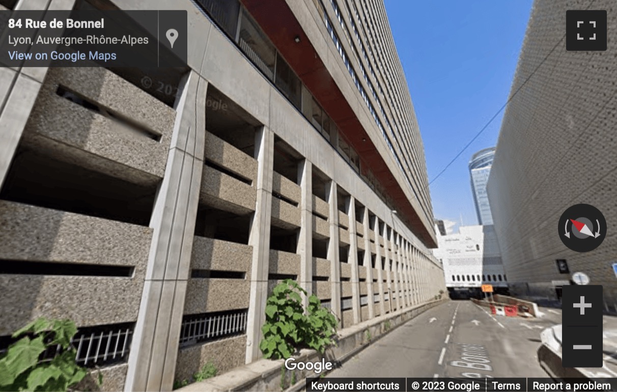 Street View image of 20 Boulevard Eugène Deruelle, Britannia, Lyon, Rhone
