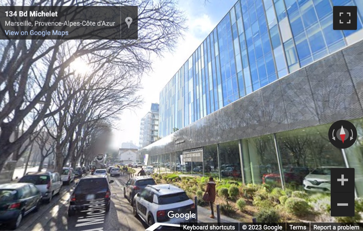 Street View image of 132 Boulevard Michelet, Marseille, Bouches-du-Rhone