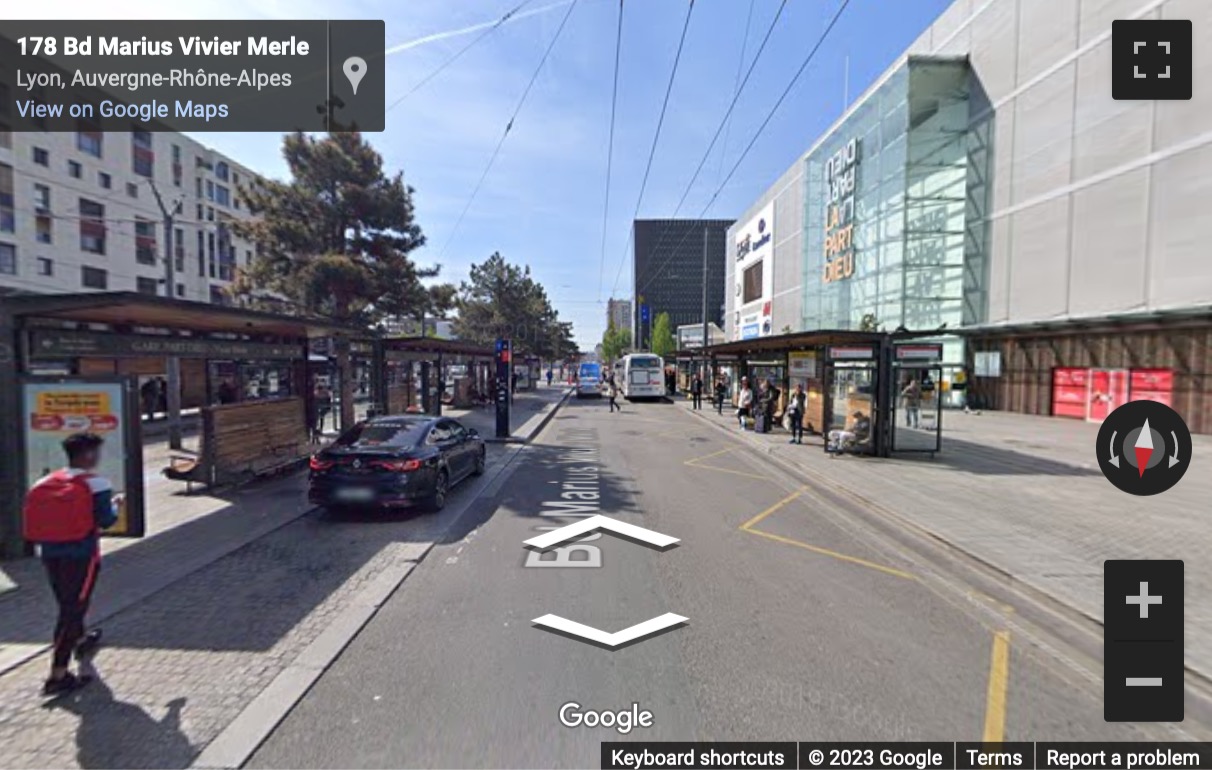 Street View image of 47 Boulevard Marius Vivier Merle, Lyon, France, Auvergne-Rhône-Alpes