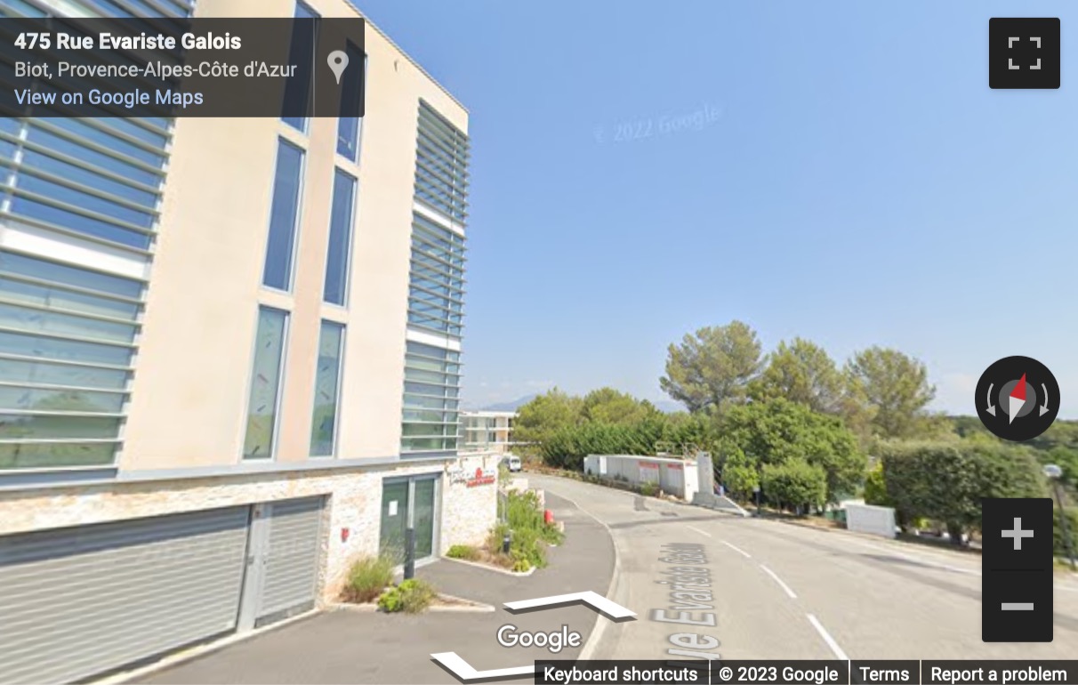 Street View image of Emerald Square, Rue Evariste Galois, Sophia Antipolis, Provence-Alpes-Cote d’Azur