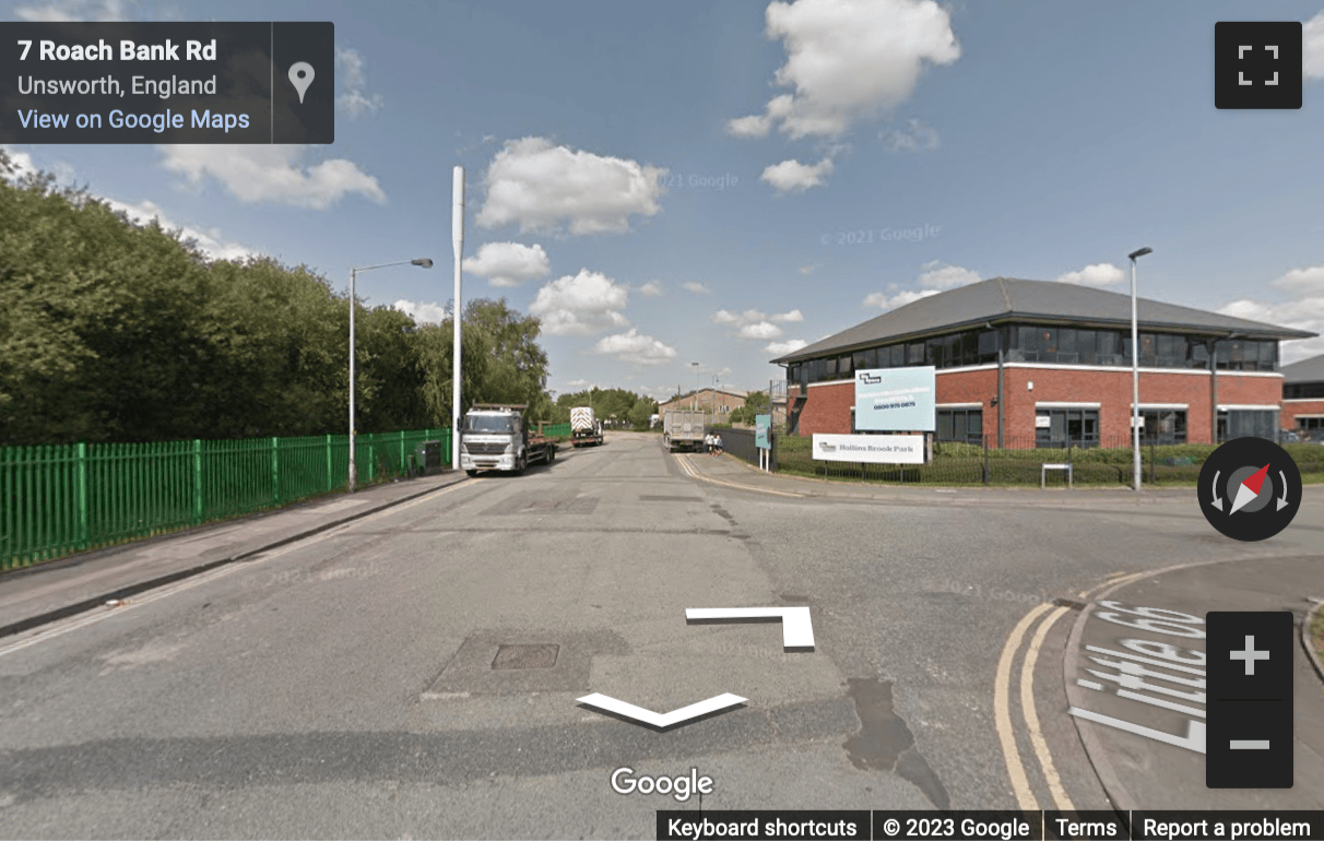 Street View image of Hollins Brook Park, Little 66, Lancashire, Bury, Greater Manchester
