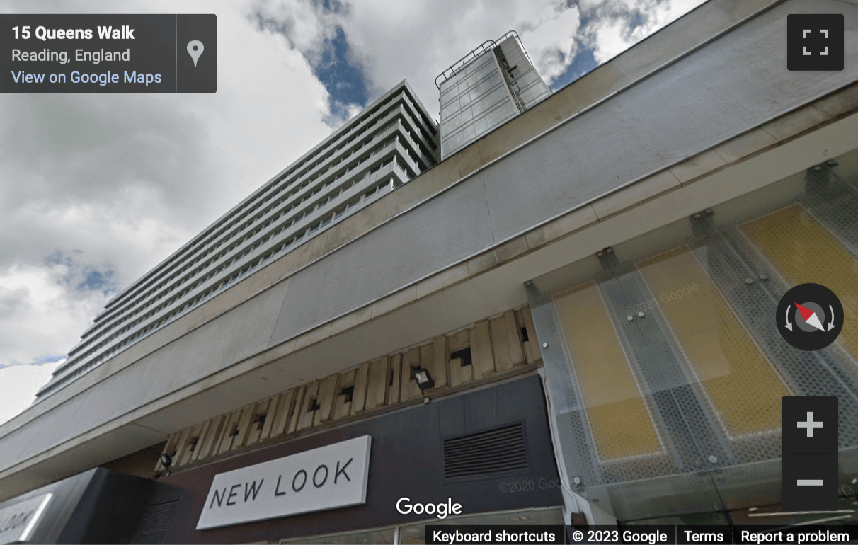 Street View image of 2 Queens Walk, 8th Floor, Reading, Berkshire