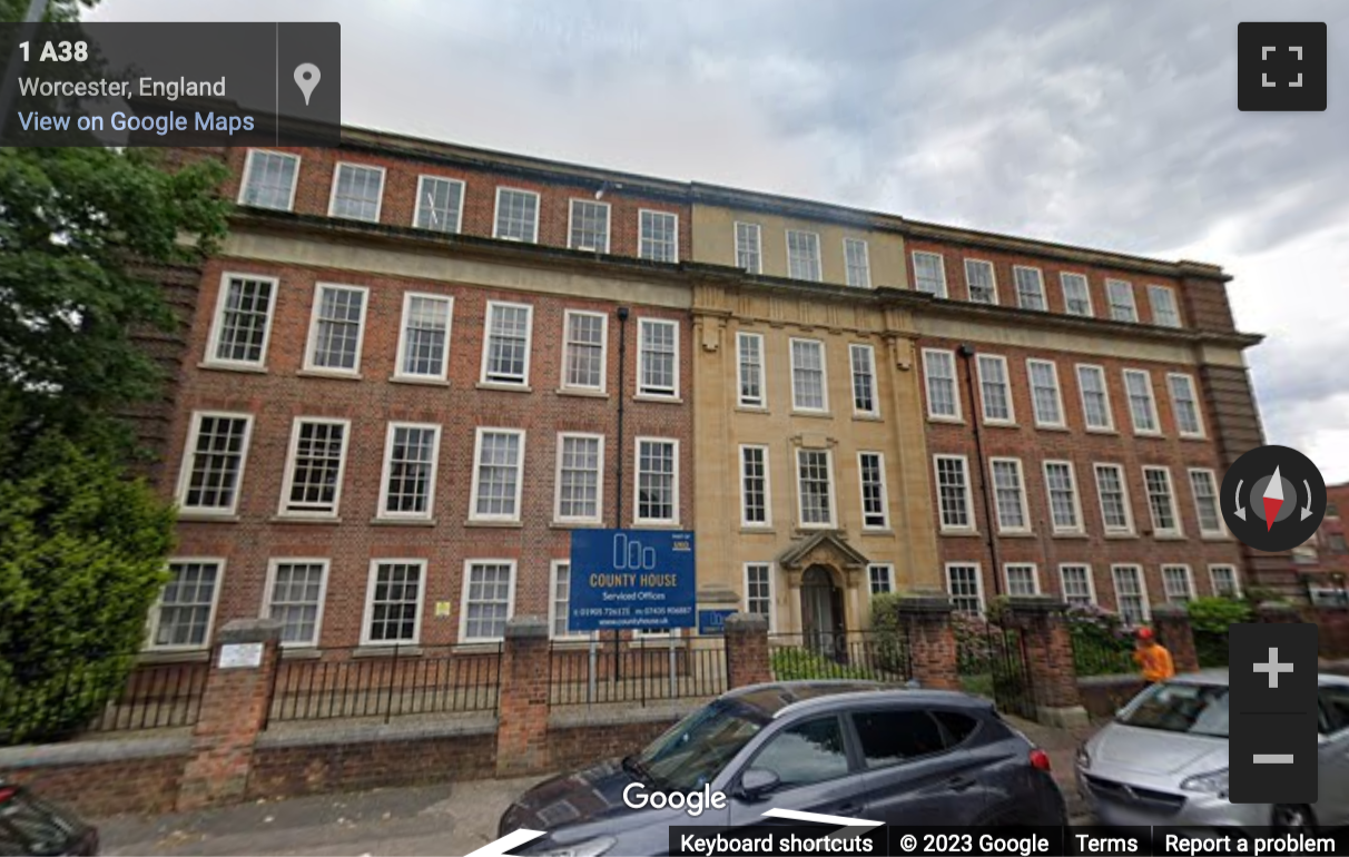 Street View image of County House, St Mary’s Street, Worcester, Worcestershire