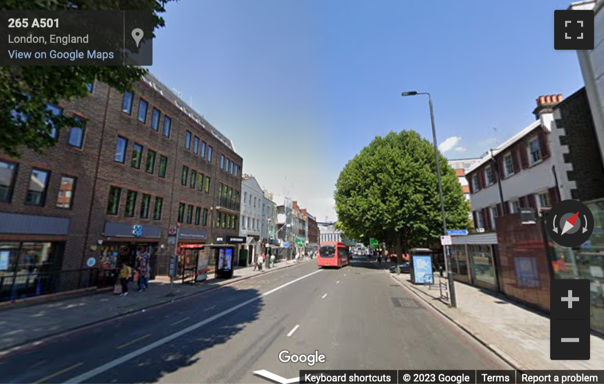 Street View image of 275 Grays Inn Road, King’s Cross, London