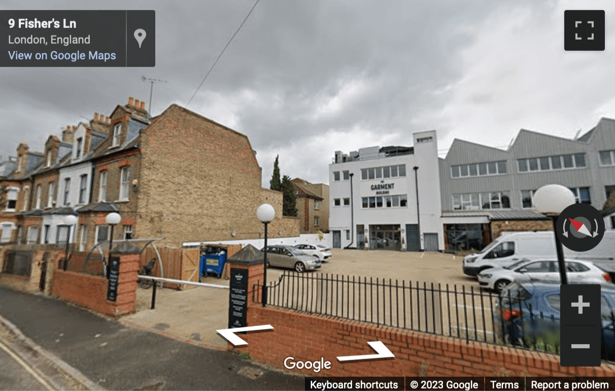 Street View image of The Garment Building, Fishers Lane, London, Hounslow