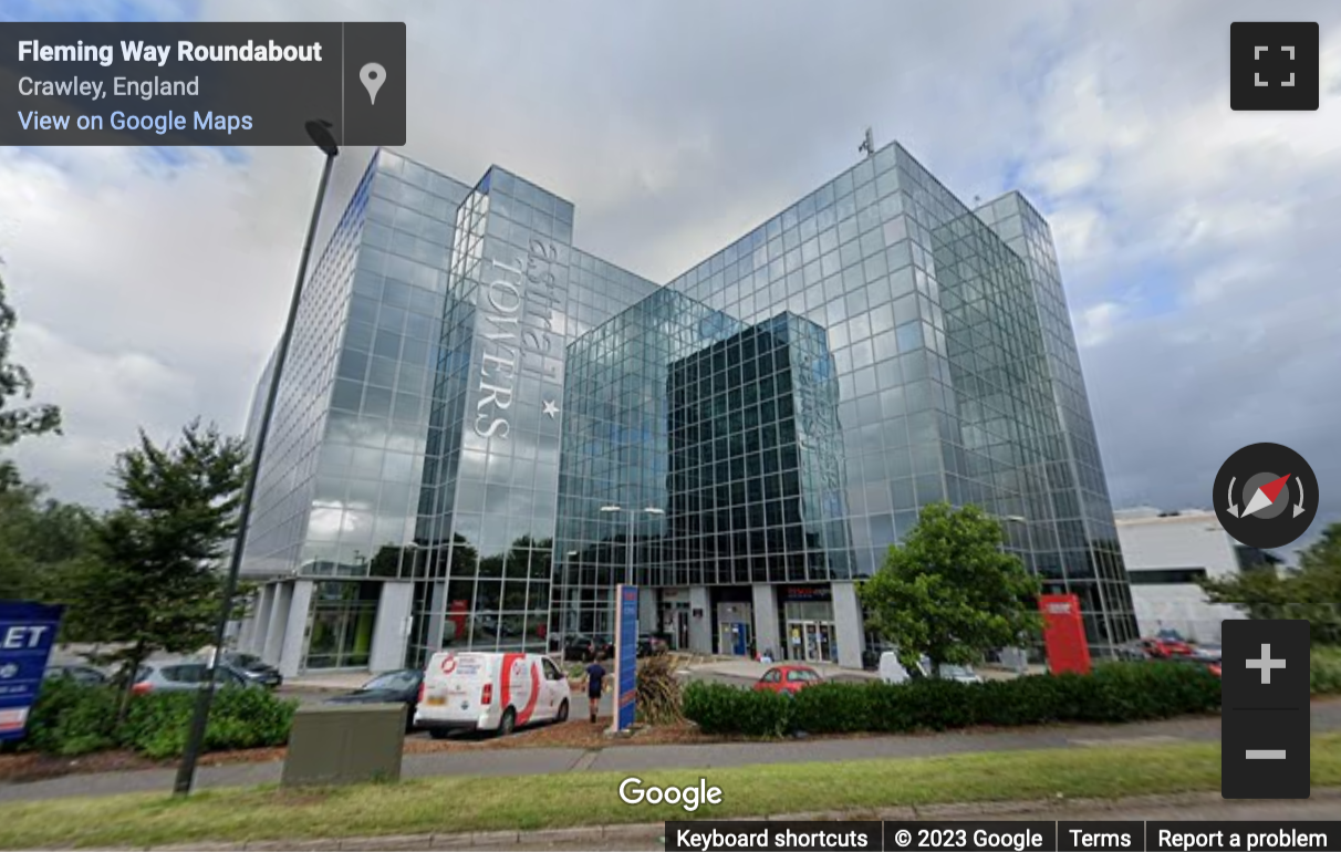 Street View image of Astral Towers, Betts Way, Crawley, West Sussex