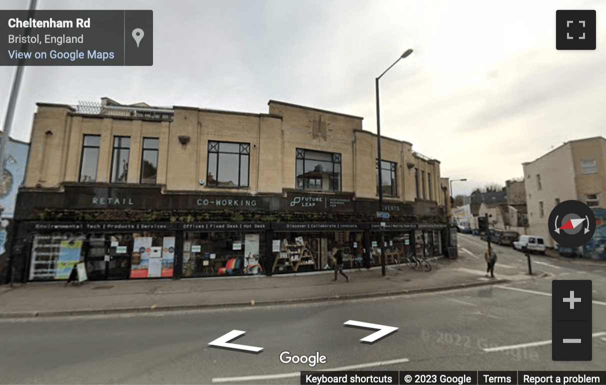 Street View image of 1-3 Gloucester Road, Bristol