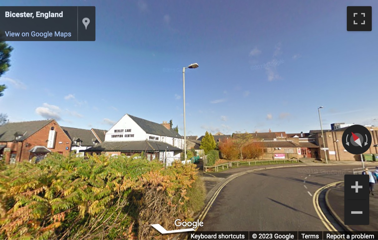 Street View image of Franklins House, Wesley Lane, Bicester, Oxfordshire