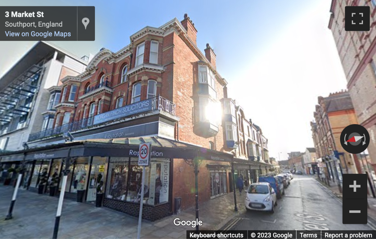 Street View image of 92-96 Lord Street, Southport, Merseyside
