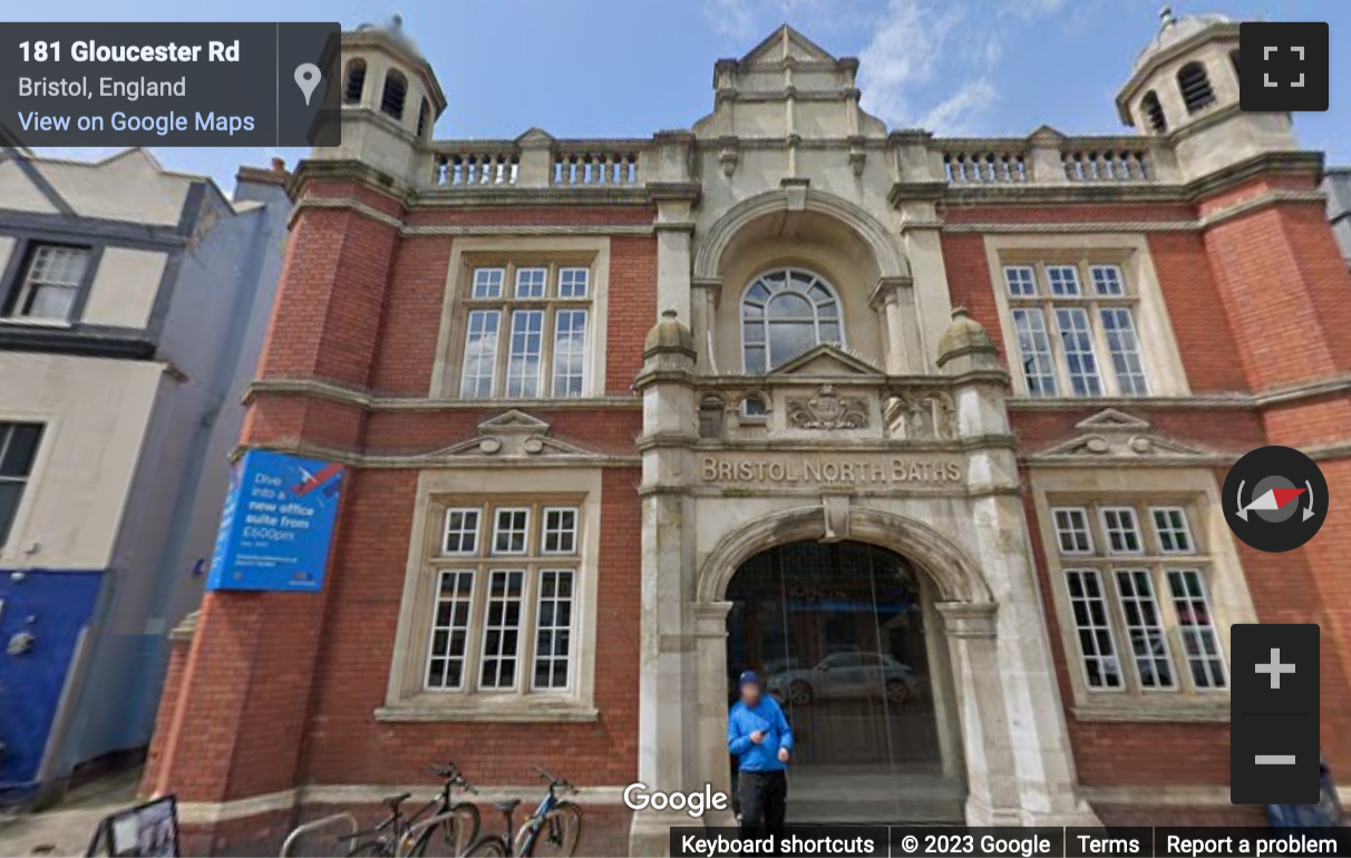 Street View image of 98, Bristol North Baths, Gloucester Road