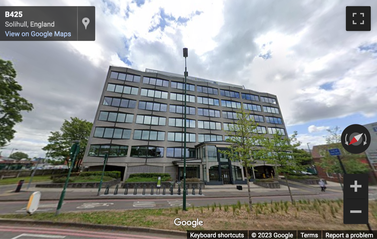 Street View image of Radcliffe House, Warwick Road, Solihull